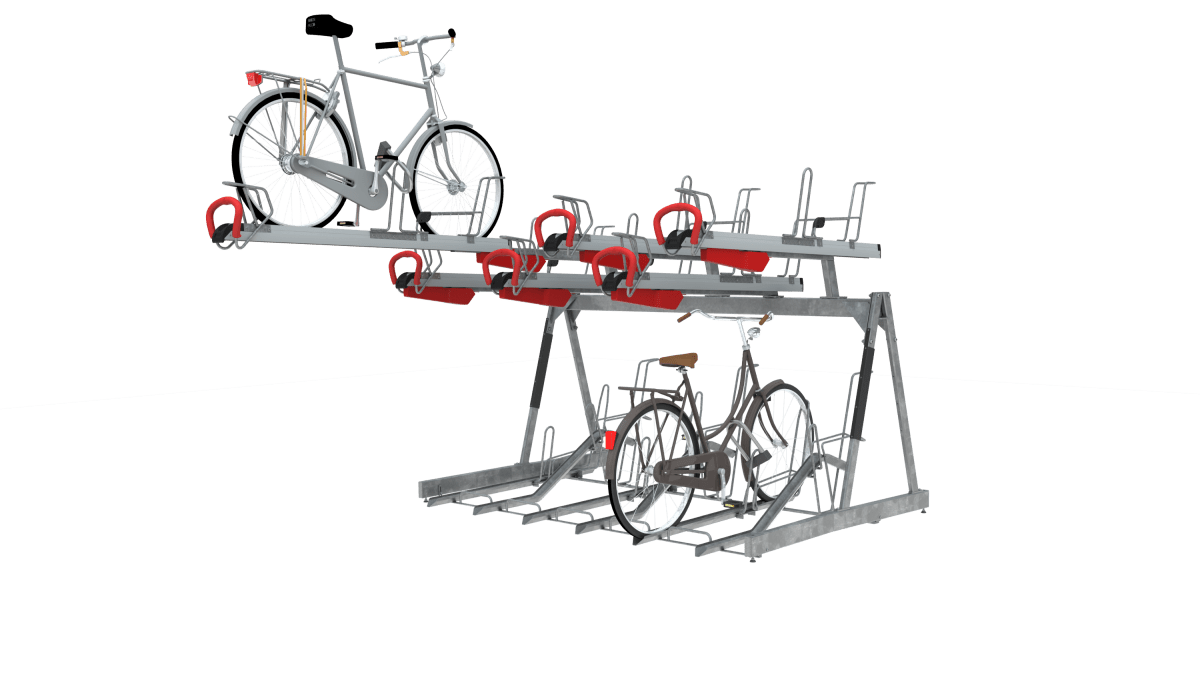 Kaksikerroksinen pyöräteline Velopa - Lehtovuori