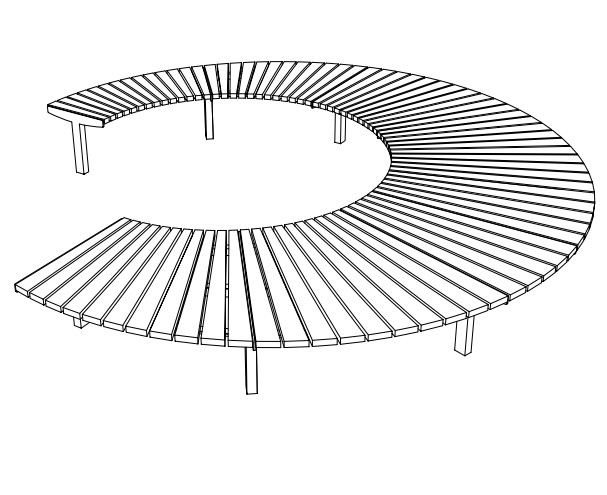 Penkki mmcité Lago LAG313t LAG313 - 202000 - ral1000 - Lehtovuori