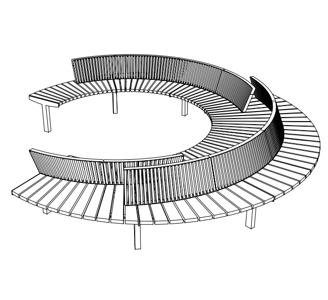 Penkki mmcité Lago LAG353t LAG353 - 202000 - ral1000 - Lehtovuori