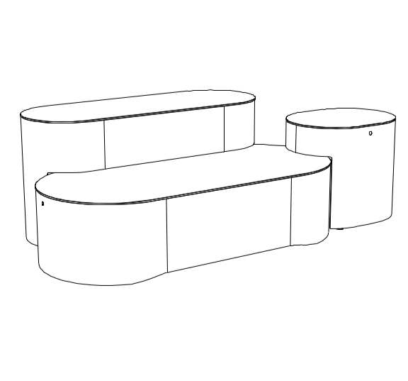 Penkki mmcité Urban Island UIS630 UIS630 - 002000 - Lehtovuori