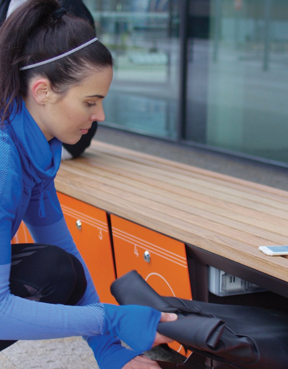 Puistonpenkki eBlocq EBQ110 - 01t EBQ110 - 01 - 202000 - ral1000 - Lehtovuori