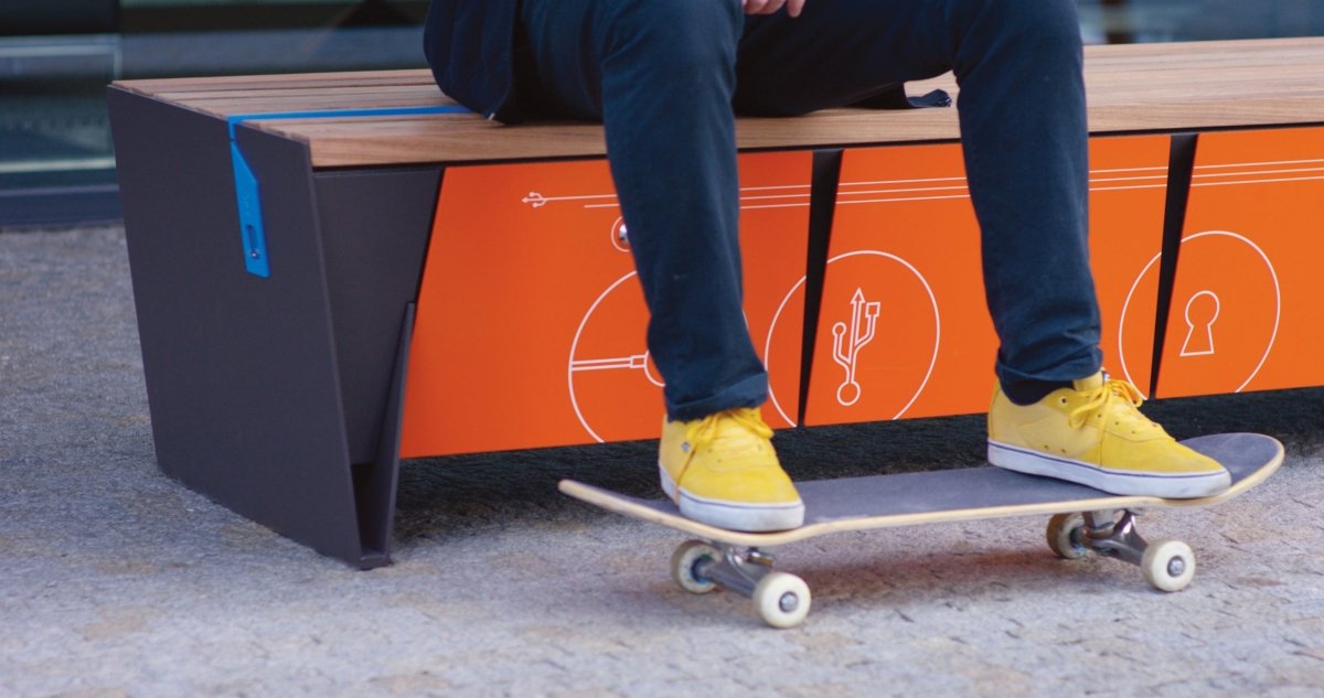 Puistonpenkki eBlocq EBQ110 - 01t EBQ110 - 01 - 202000 - ral1000 - Lehtovuori