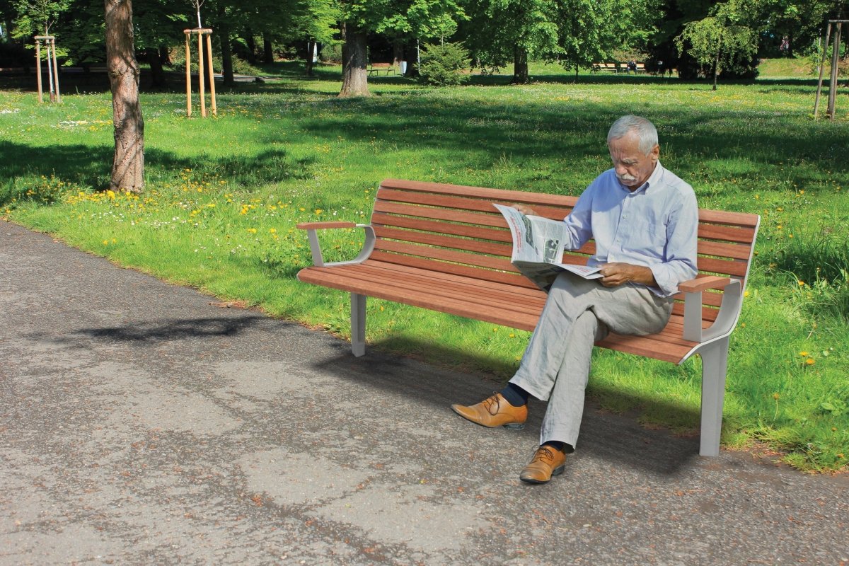 Puistonpenkki Emau Solo EMS356r - Lehtovuori