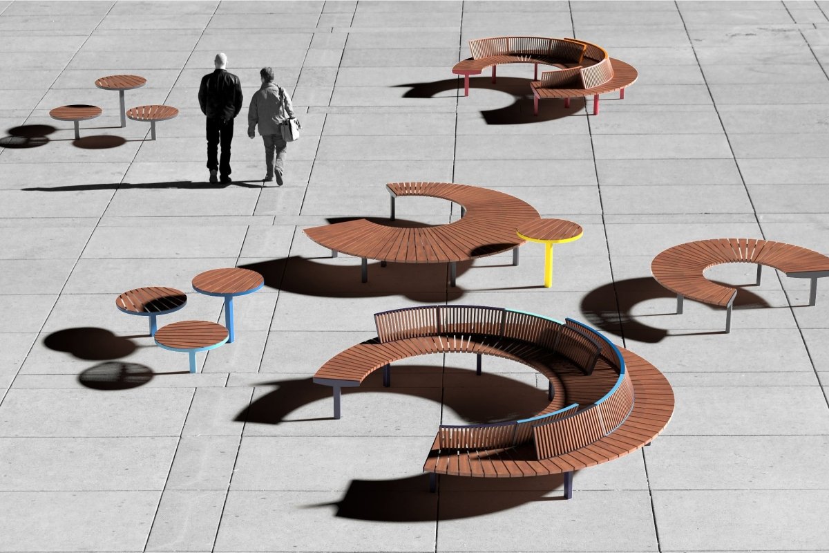 Puistonpenkki Lago LAG310t - Lehtovuori