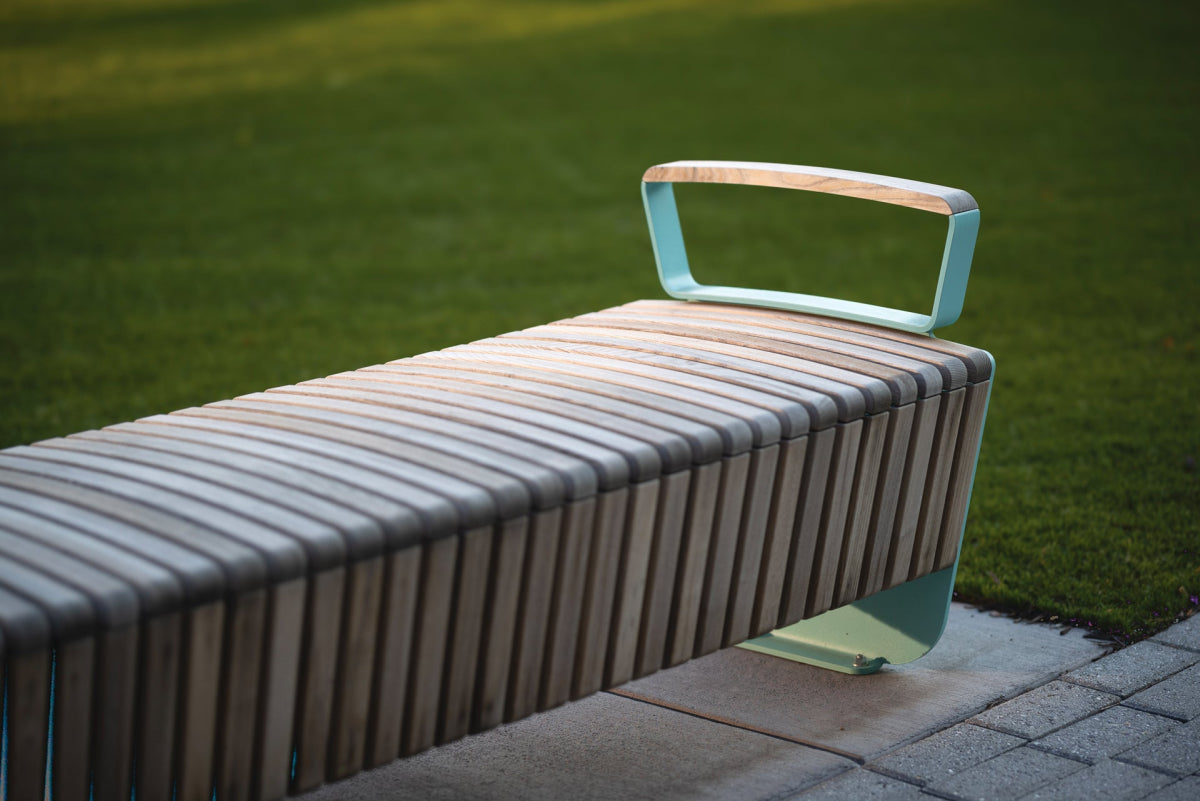 Puistonpenkki mmcité Landscape Compact LPC120t LPC120 - 202000 - ral1000 - Lehtovuori