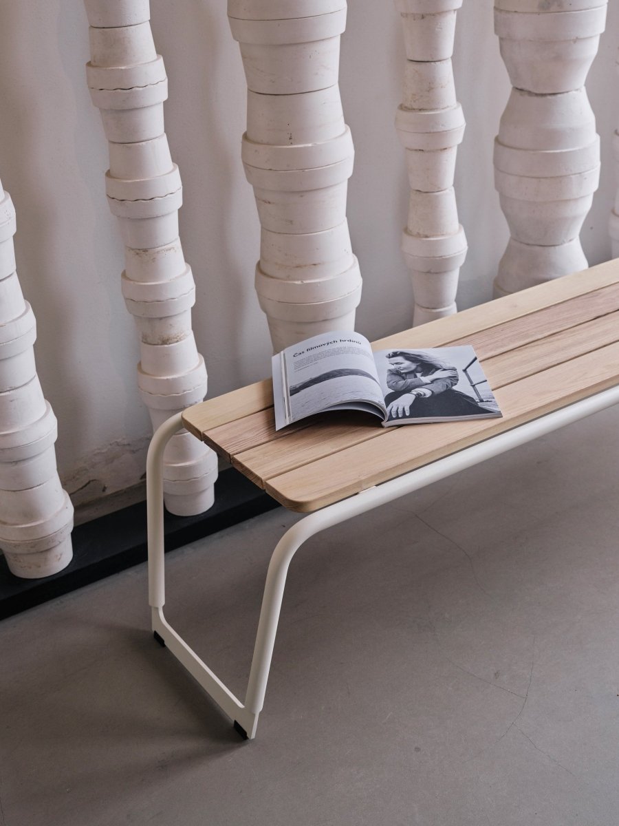 Puistonpenkki mmcité Linfa LNF111t LNF111 - 202000 - ral1000 - Lehtovuori