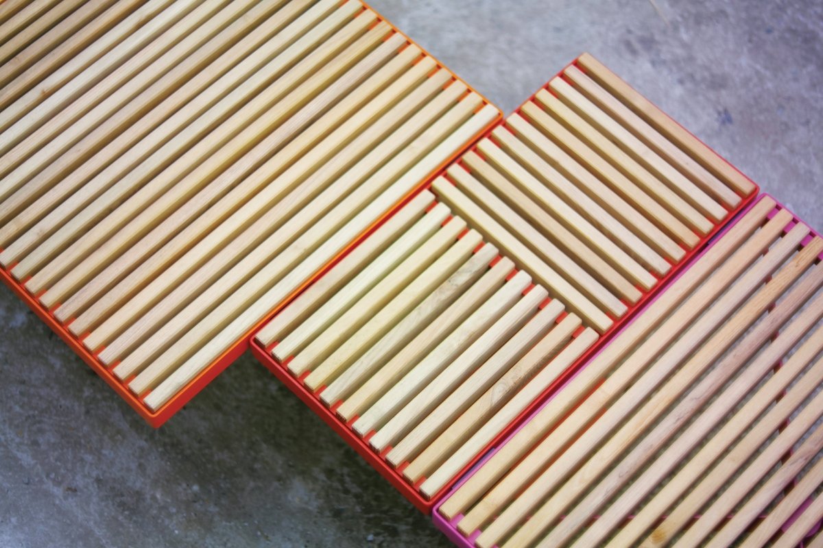 Puistonpenkki Pixel PIX11r - Lehtovuori