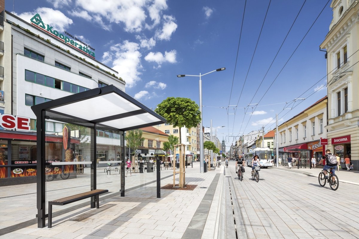 Pysäkkikatos Aureo AE210a - SS AE210a - SS - 202500 - ral1000 - Lehtovuori