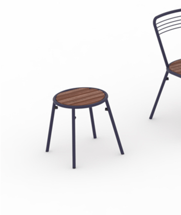 Tuoli mmcité Flaneur FLN112t FLN112 - 202000 - ral1000 - Lehtovuori