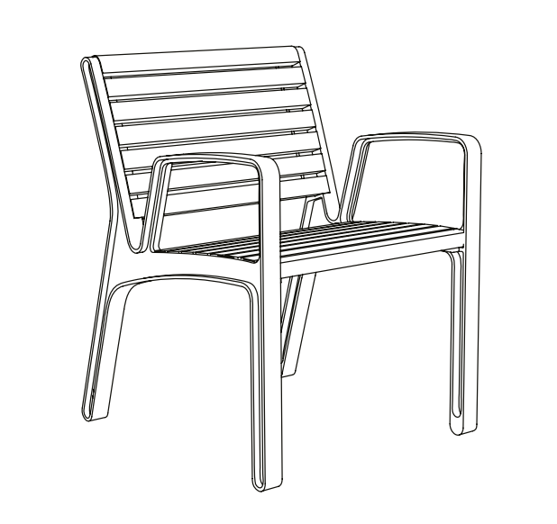 Tuoli mmcité Miela LME757t LME757 - 202000 - Lehtovuori
