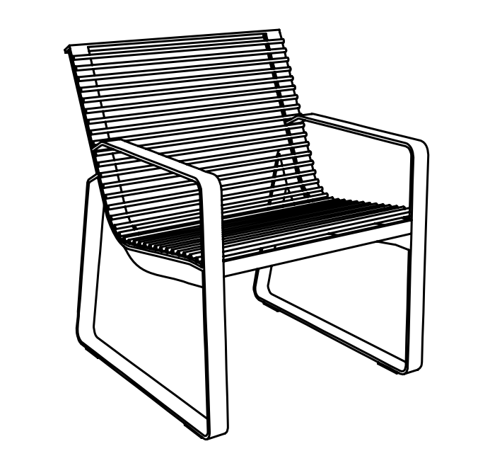 Tuoli mmcité Preva Urbana LPU252 LPU252 - 002000 - ral1000 - Lehtovuori