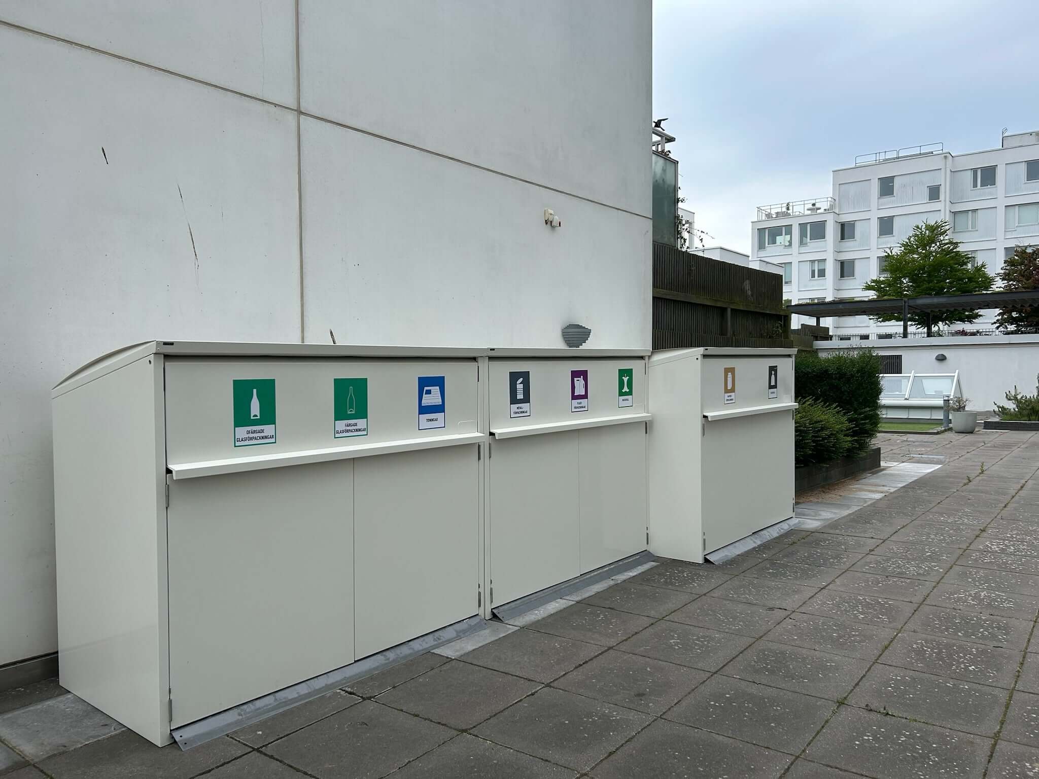 Västra Hamnen, Malmö, Ruotsi - Modul-roskakatokset