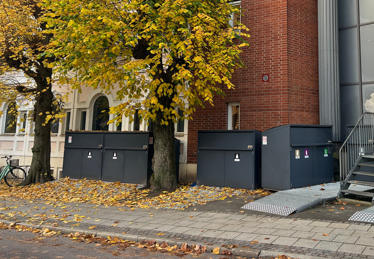 Gymnasieskolan Spyken, Lund, Sverige - Modul kärlskåp