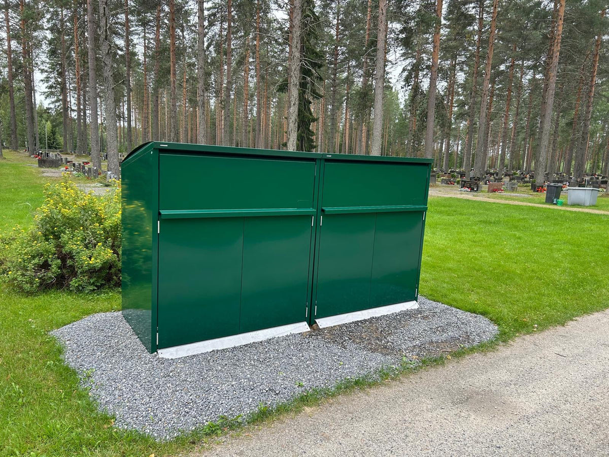 Polvijärvi begravningsplats, Finland – Modul-kärlskydd i harmoni med omgivningen