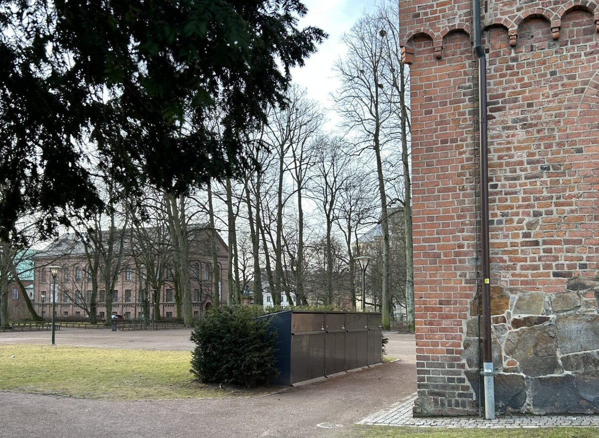 Lundagård i centrala Lund, Sverige - Modul kärlskåp