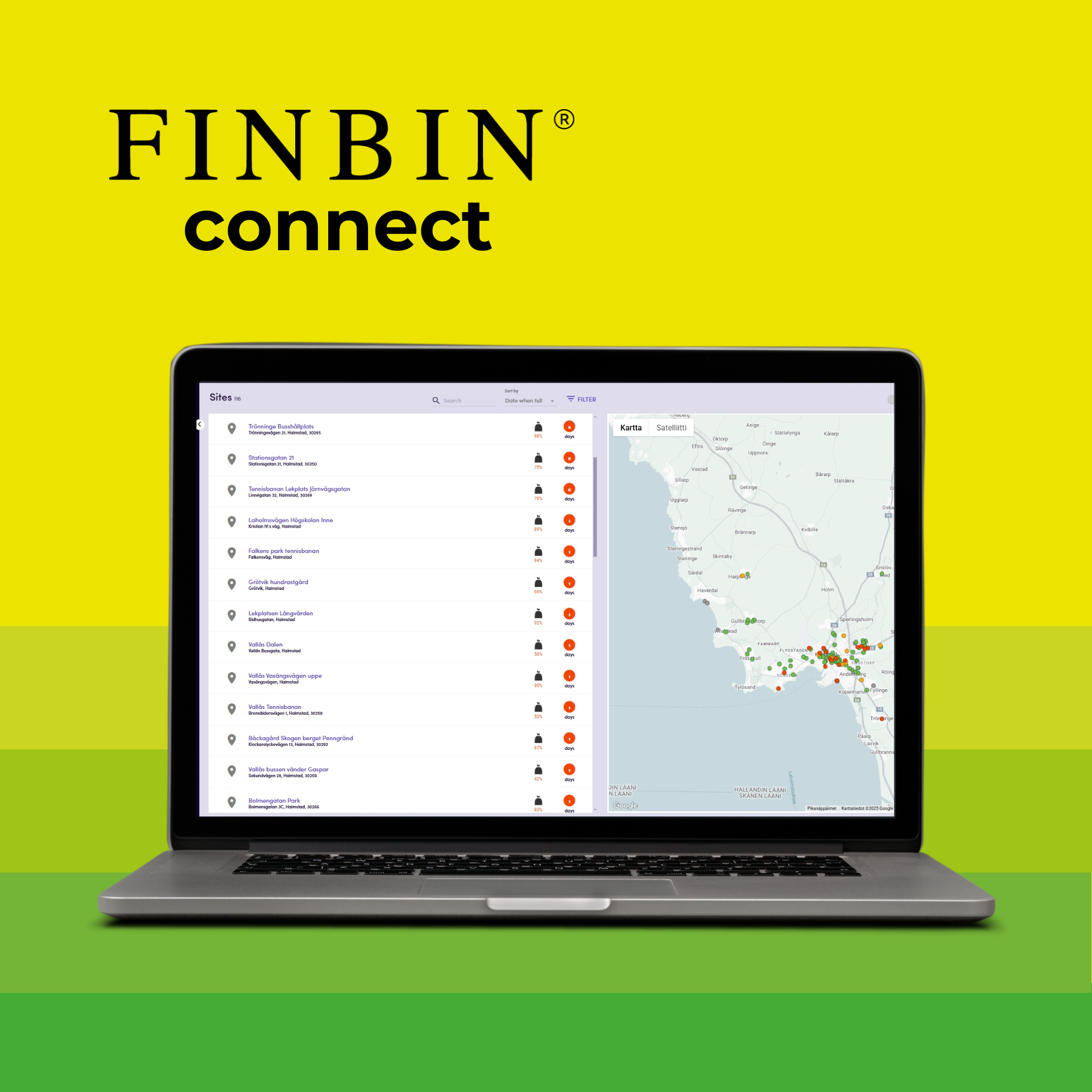Järkevyyttä jätehuoltoon Finbin Connectilla
