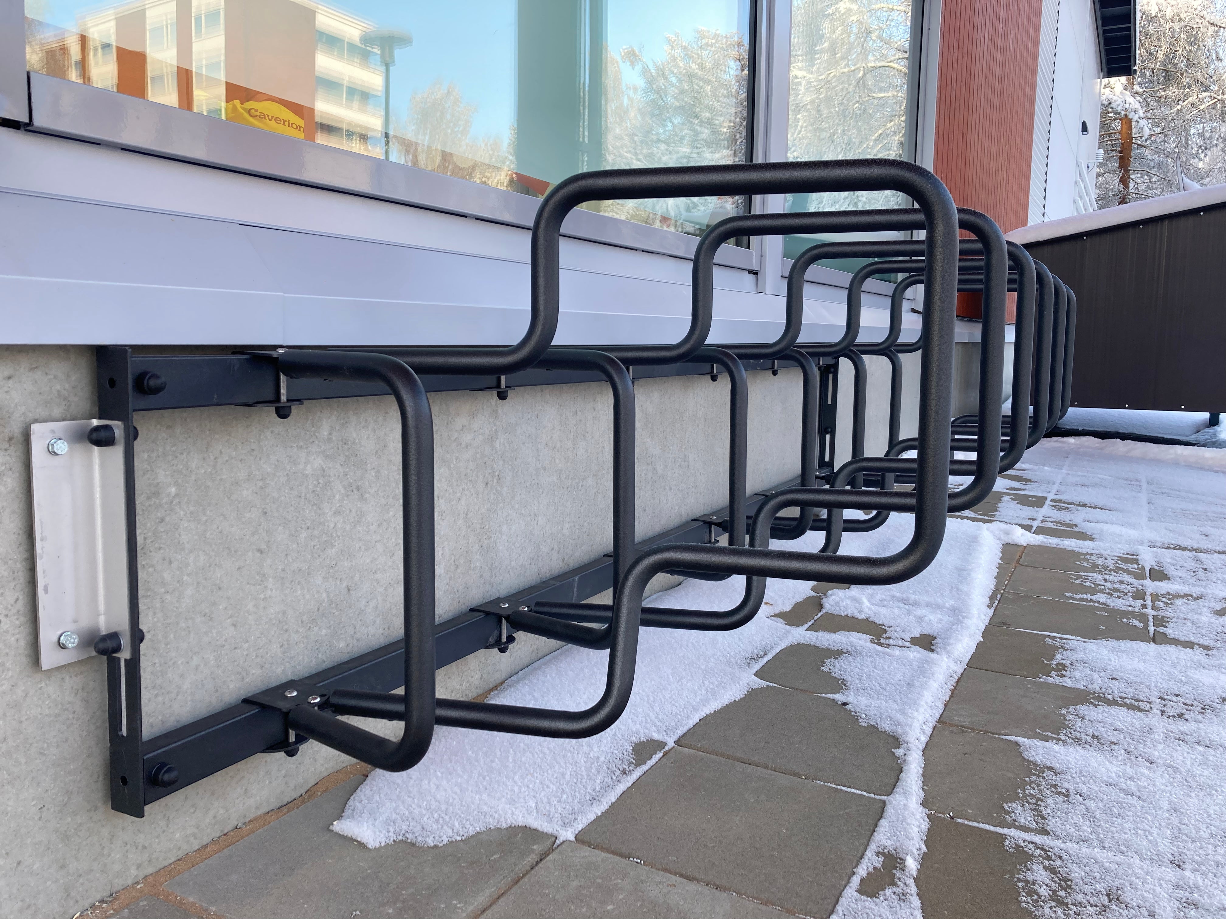Cykelställ CubiQ Premium, enkelsidigt, väggmontering