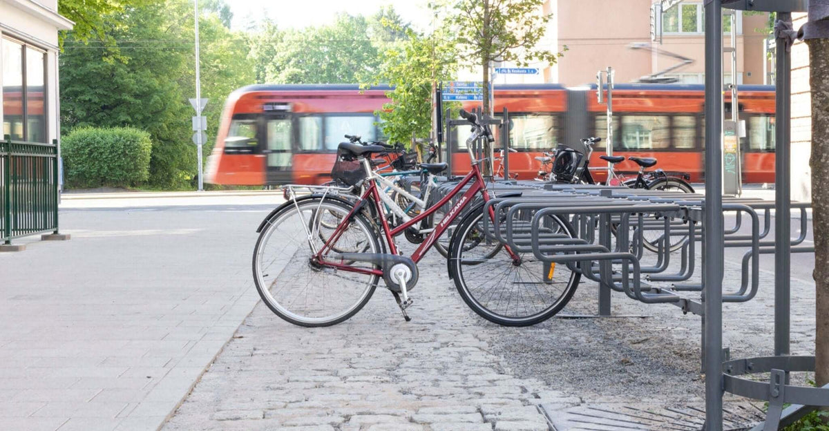 CubiQ Standard cykelställ, dubbelsidigt, ytmonterat
