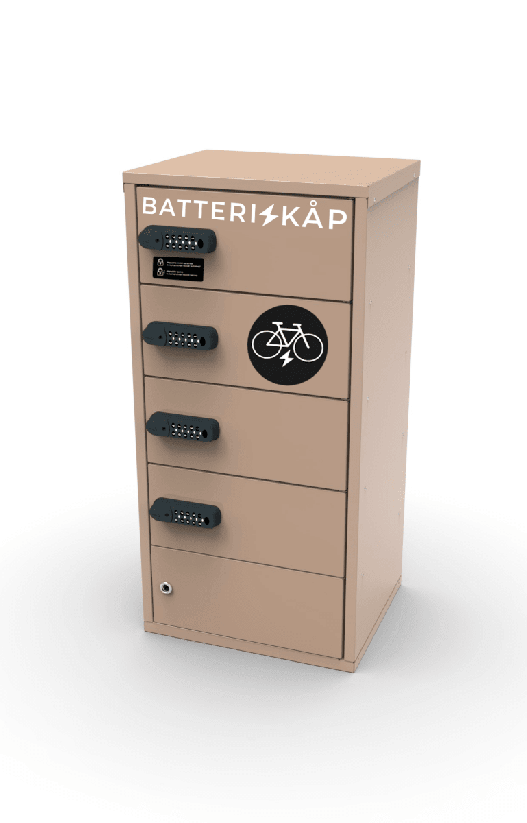 Batteriskåp BSAFE 4, Corten