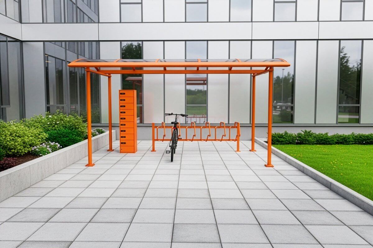 Batteriskåp BSAFE 9, Corten