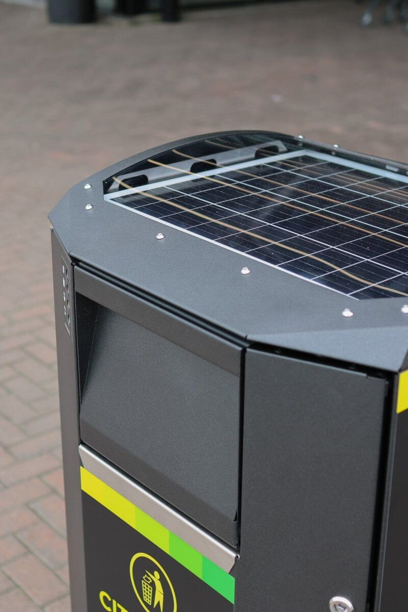 Smart papperskorg CitySolar 120