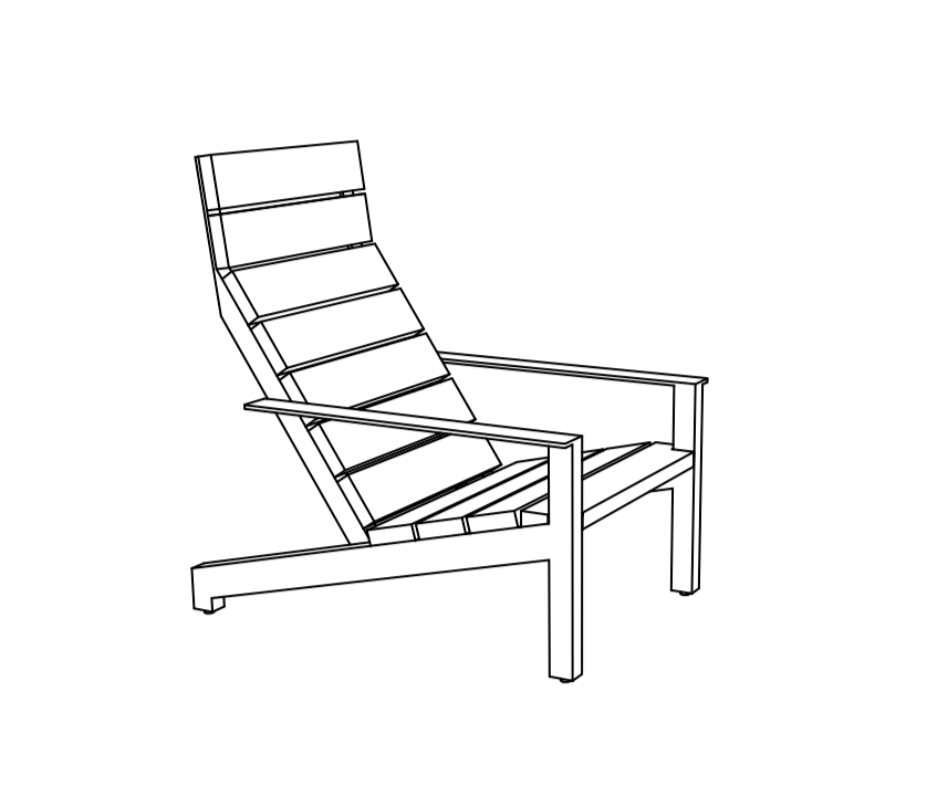 Solstol mmcité Rivage RVK176y