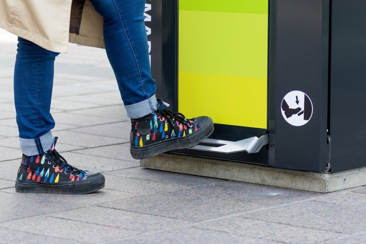 Smart papperskorg CitySolar 240