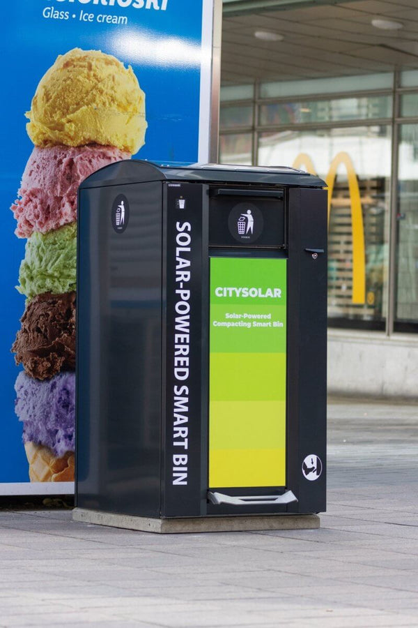 Smart papperskorg CitySolar 240