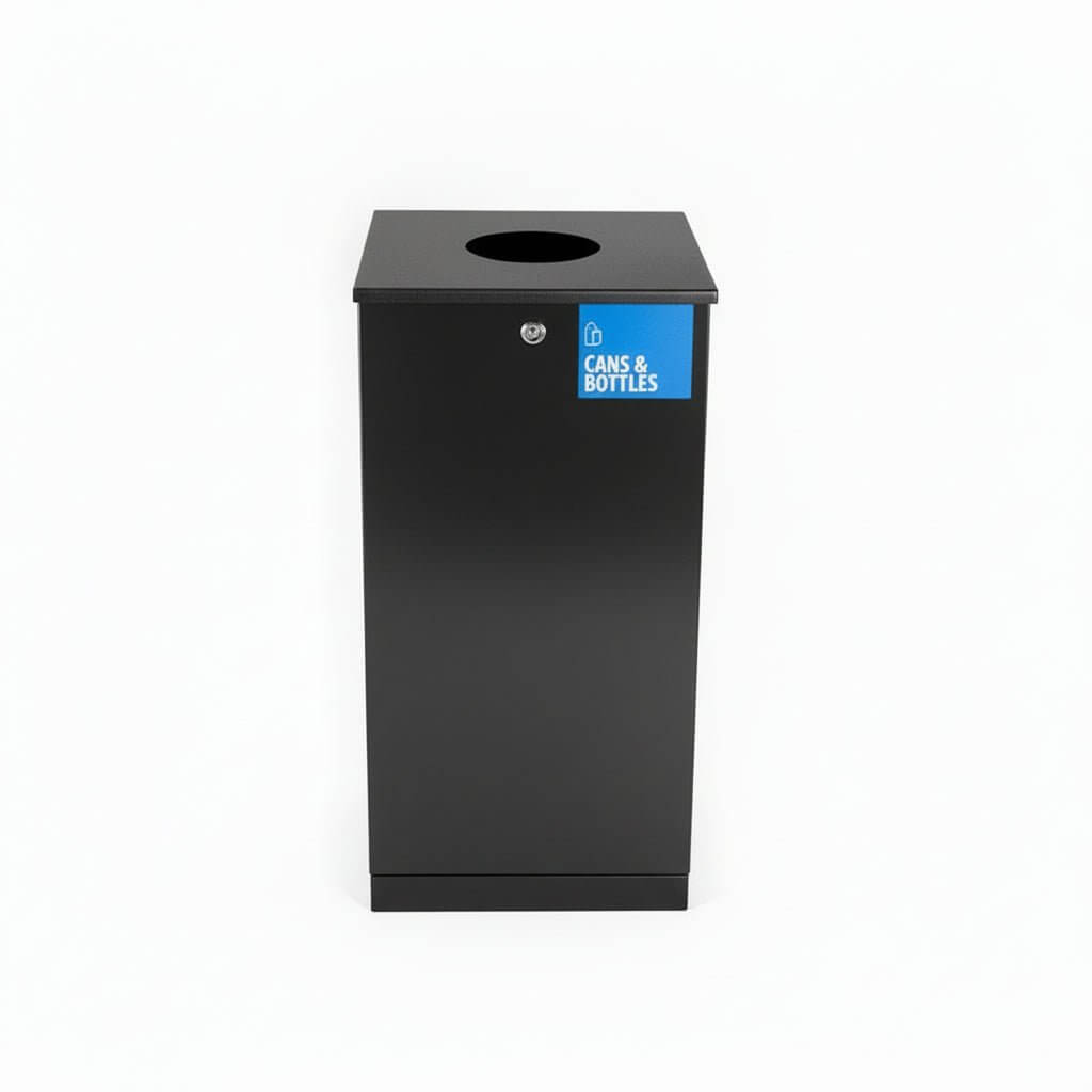 Sorteringskärl Edge 100 flask-/burklock, pulverlackad, Corten