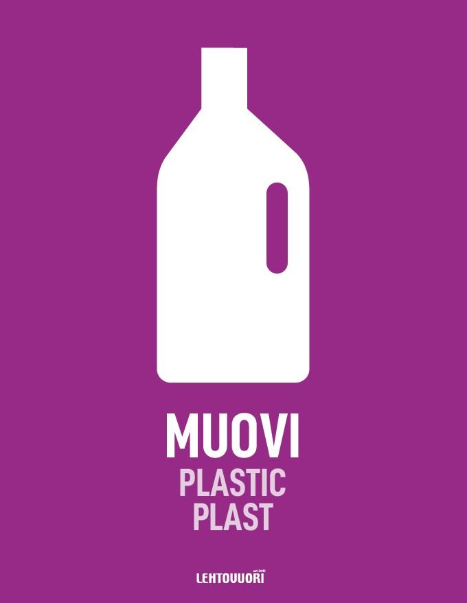 Modul lajittelutarra, Muovi - Lehtovuori
