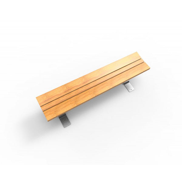 Parkbänk Kuusamo, utan ryggstöd, SPM/M, fristående