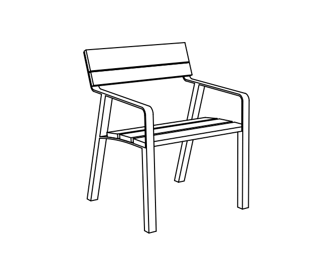 Bänk mmcité Aviela AVL157t