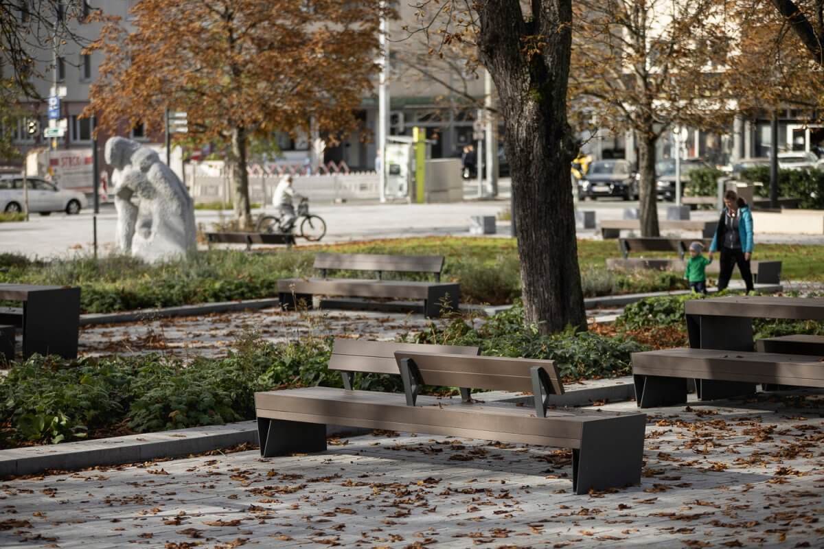 Parkbänk mmcité Blocq LBQ170t