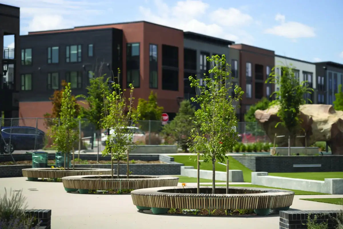 Parkbänk mmcité Landscape Compact LPC152t