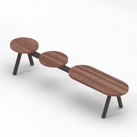 Parkbänk mmcité Morse MRE1201t
