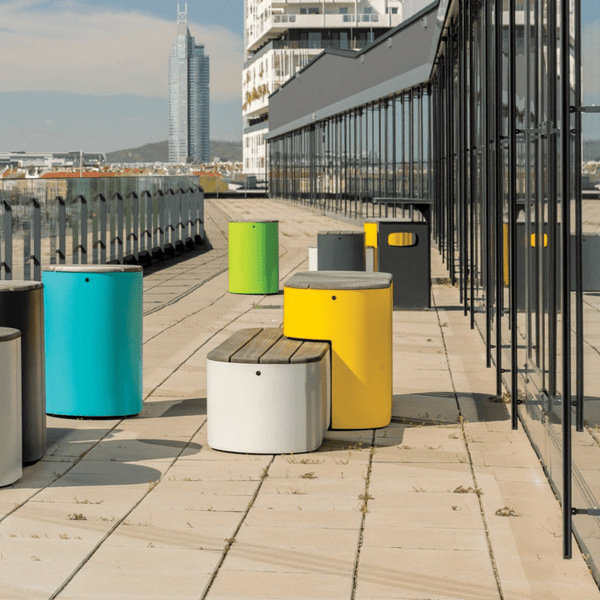 Parkbänk mmcité Urban Island UIS210