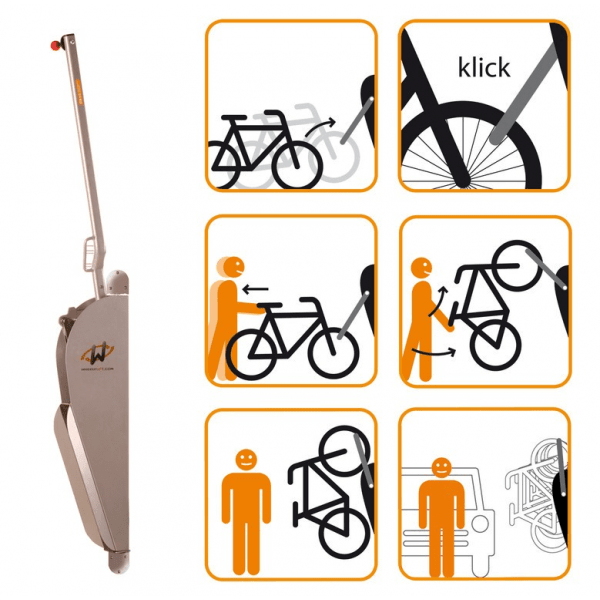 Cykelställ Wheelylift