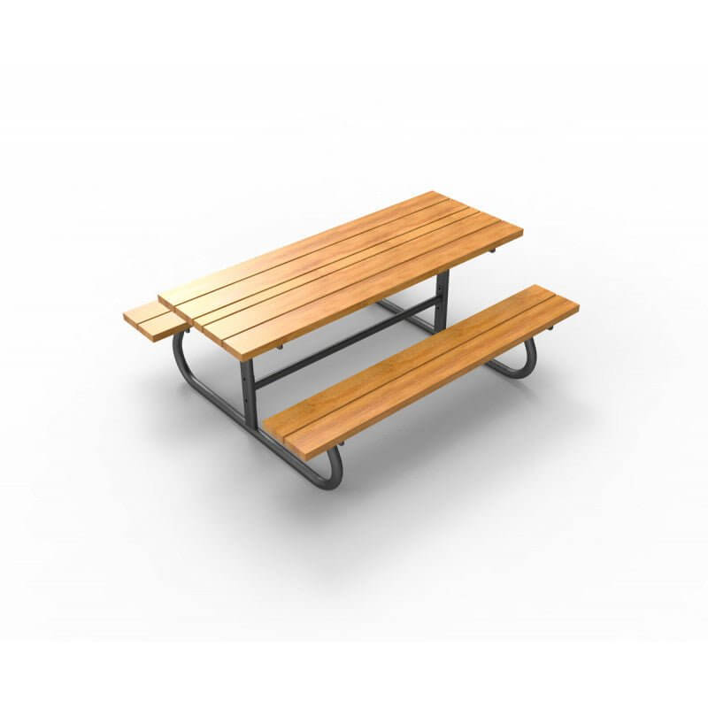 Picknickbord Combi, varmförzinkad, pulverlackat stål
