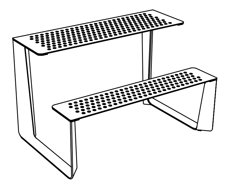 Bänkbord mmcité Rautster RTS210