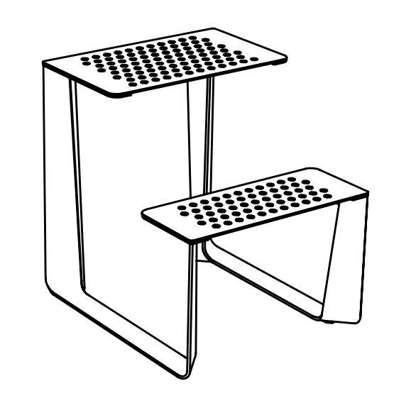 Bordsbänk mmcité Rautster RTS212