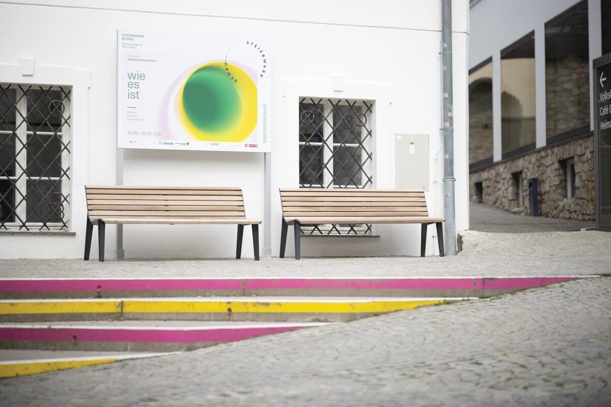 Parkbänk mmcité Emau EM151t