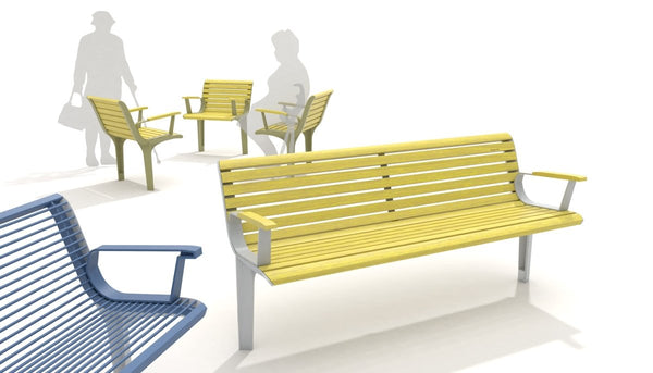 Parkbänk mmcité Emau Solo EMS356r