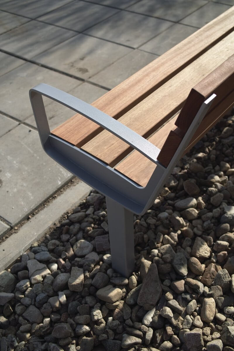 Parkbänk mmcité Intervera LVR156t