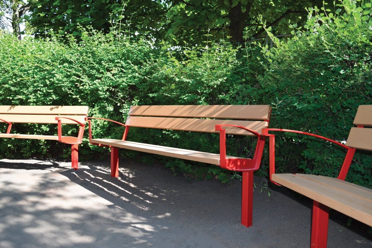 Parkbänk mmcité Intervera LVR356y