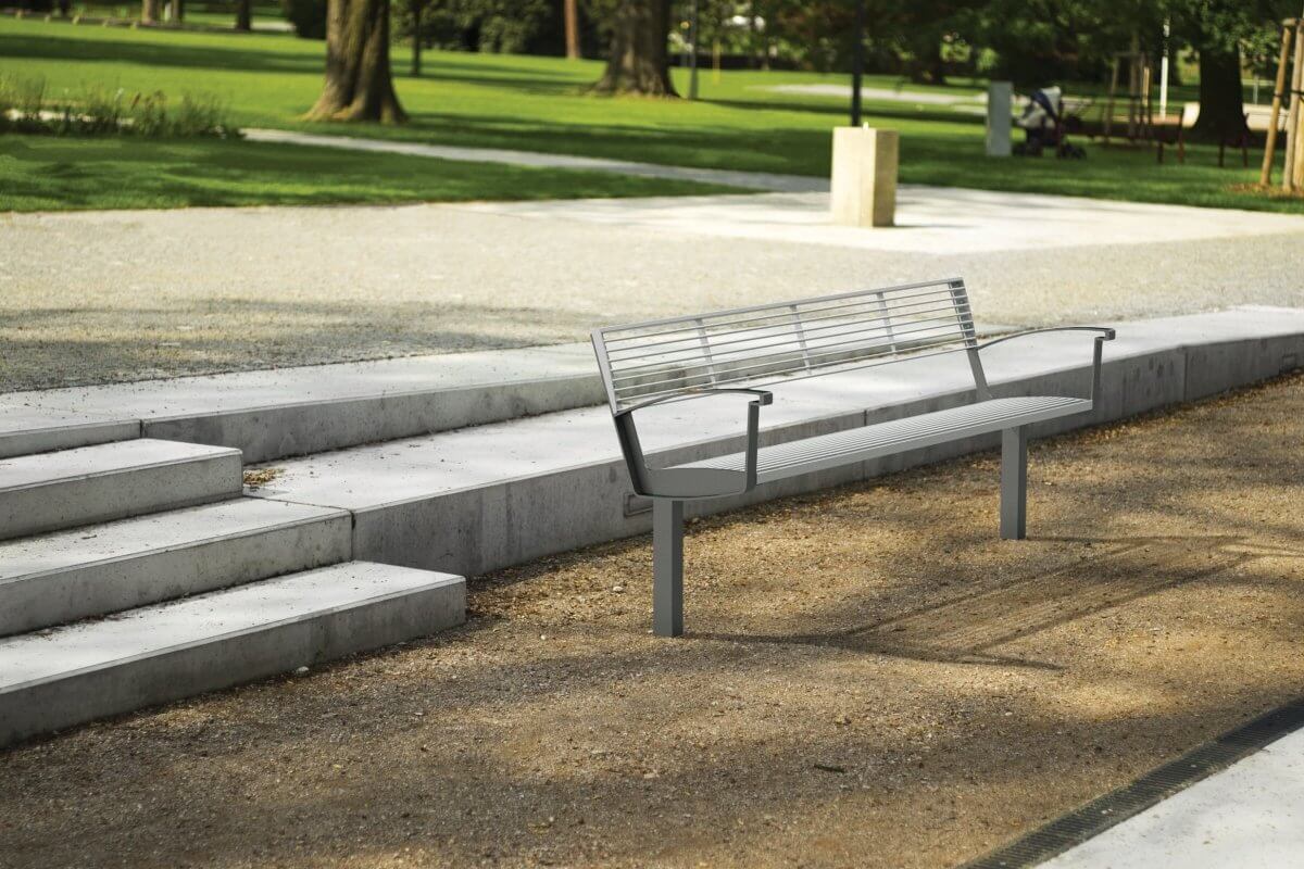 Parkbänk mmcité Intervera LVR456