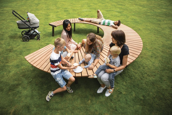 Parkbänk mmcité Lago LAG311t