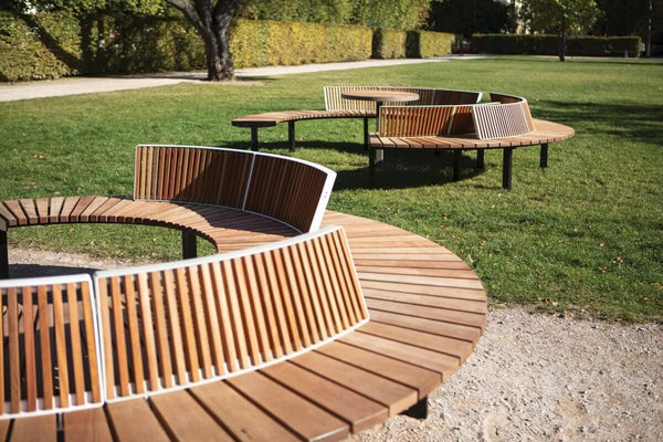 Parkbänk mmcité Lago LAG350t