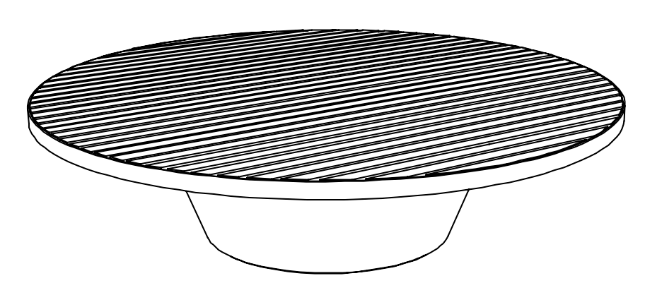 Parkbänk mmcité Conics CON310t