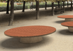 Parkbänk mmcité Conics CON311t