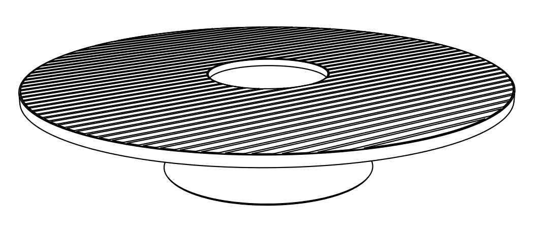 Parkbänk mmcité Conics CON316t